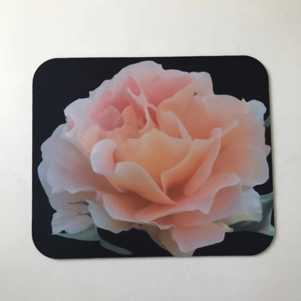 New Mousepad Rose in original photography art in pink.